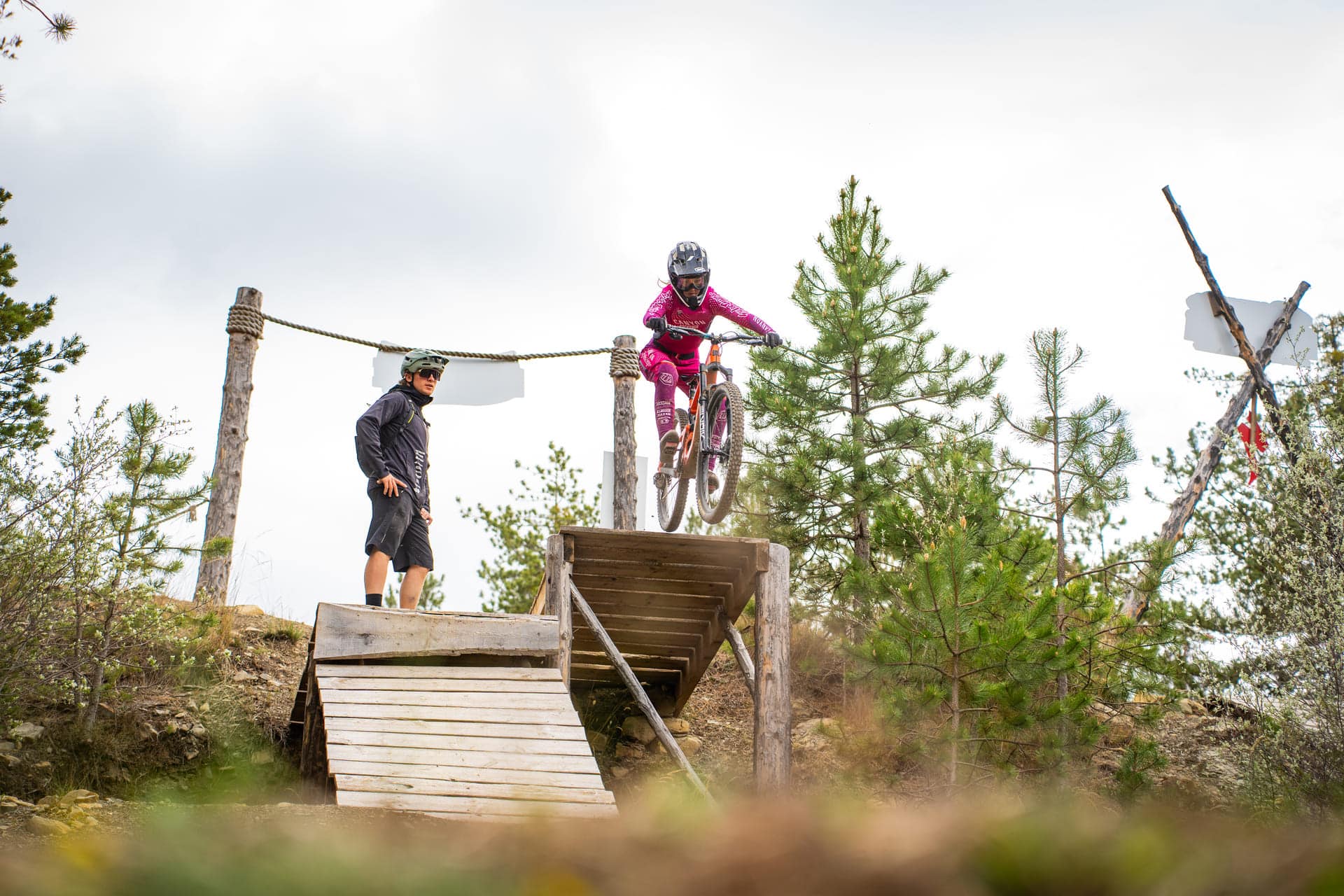 Stage d'entrainement à l'Evo Bike Park